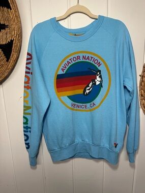 AVIATOR NATION CREW SWEATSHIRT